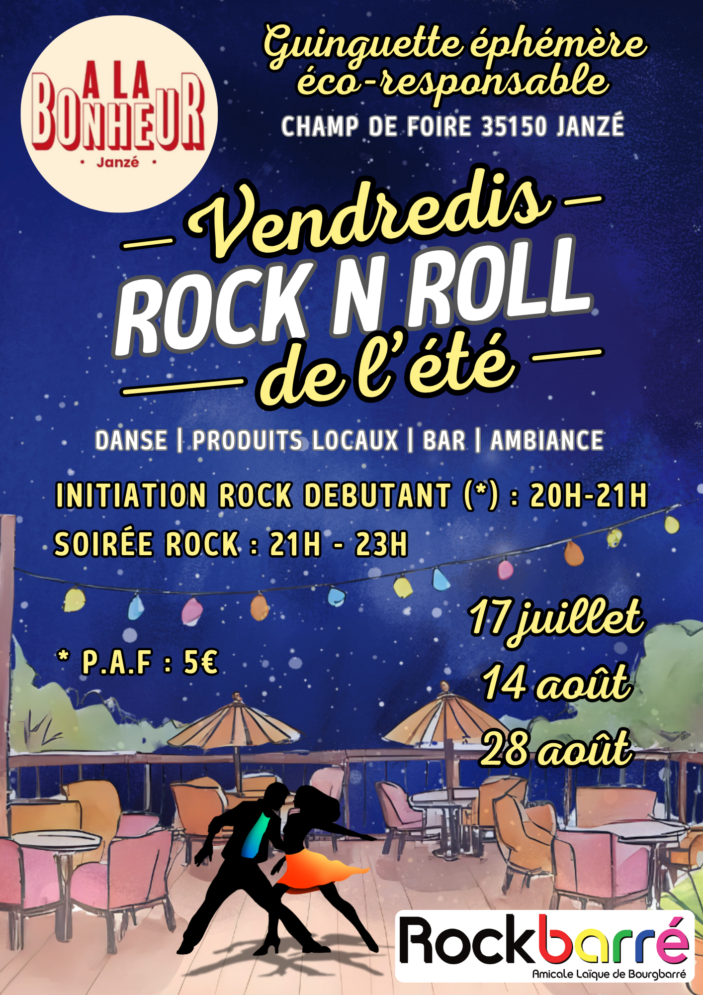 Vendredi rock à la guinguette de Janzé